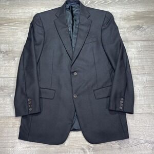 Hart Schaffner Marx Blazer Mens 44 Cashmere Worsted Made USA Loro Piana Fabric